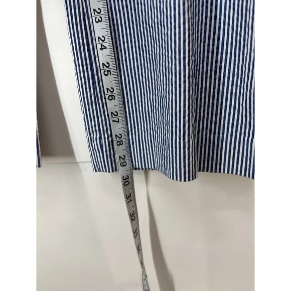 Loft Marissa Seer Sucker Pinstripe pants (size 0) - Picture 10 of 10